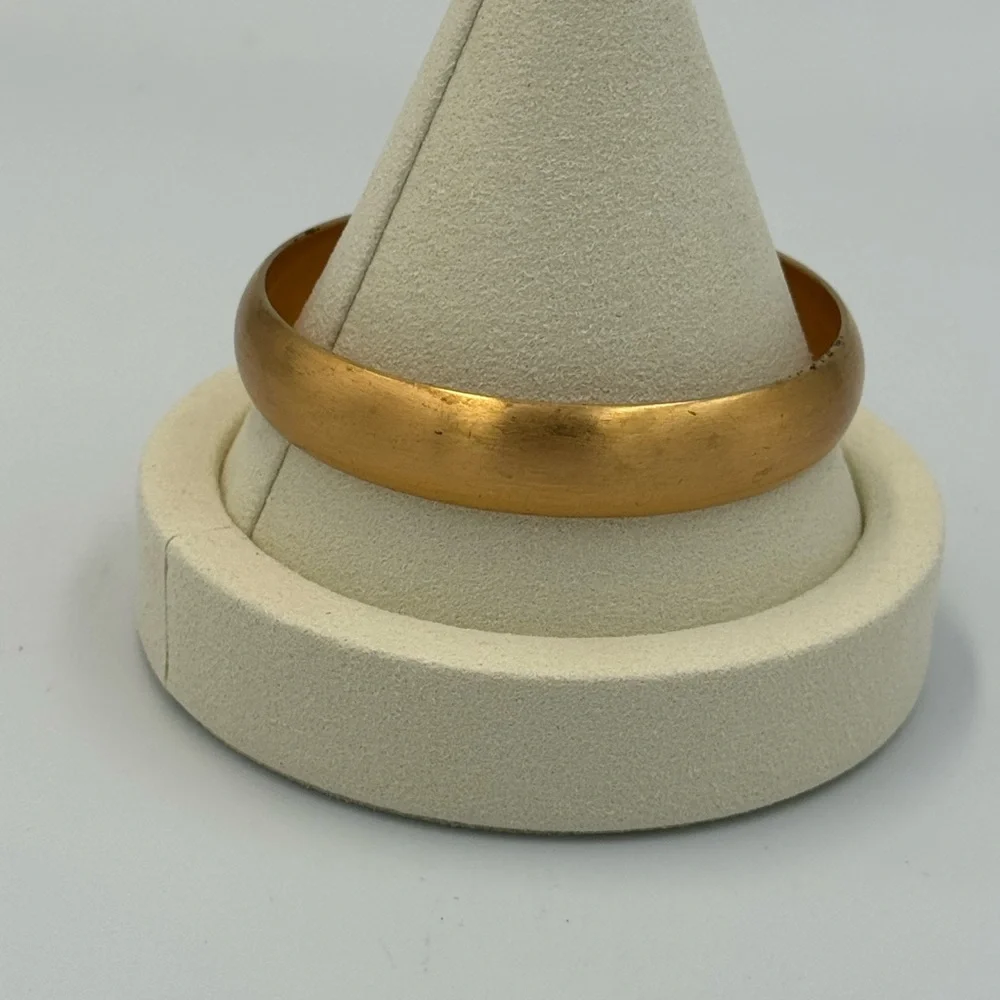 Vintage Gold Tone Bangle Set Nugget Twist Rope &‎ Wide Satin Cuff